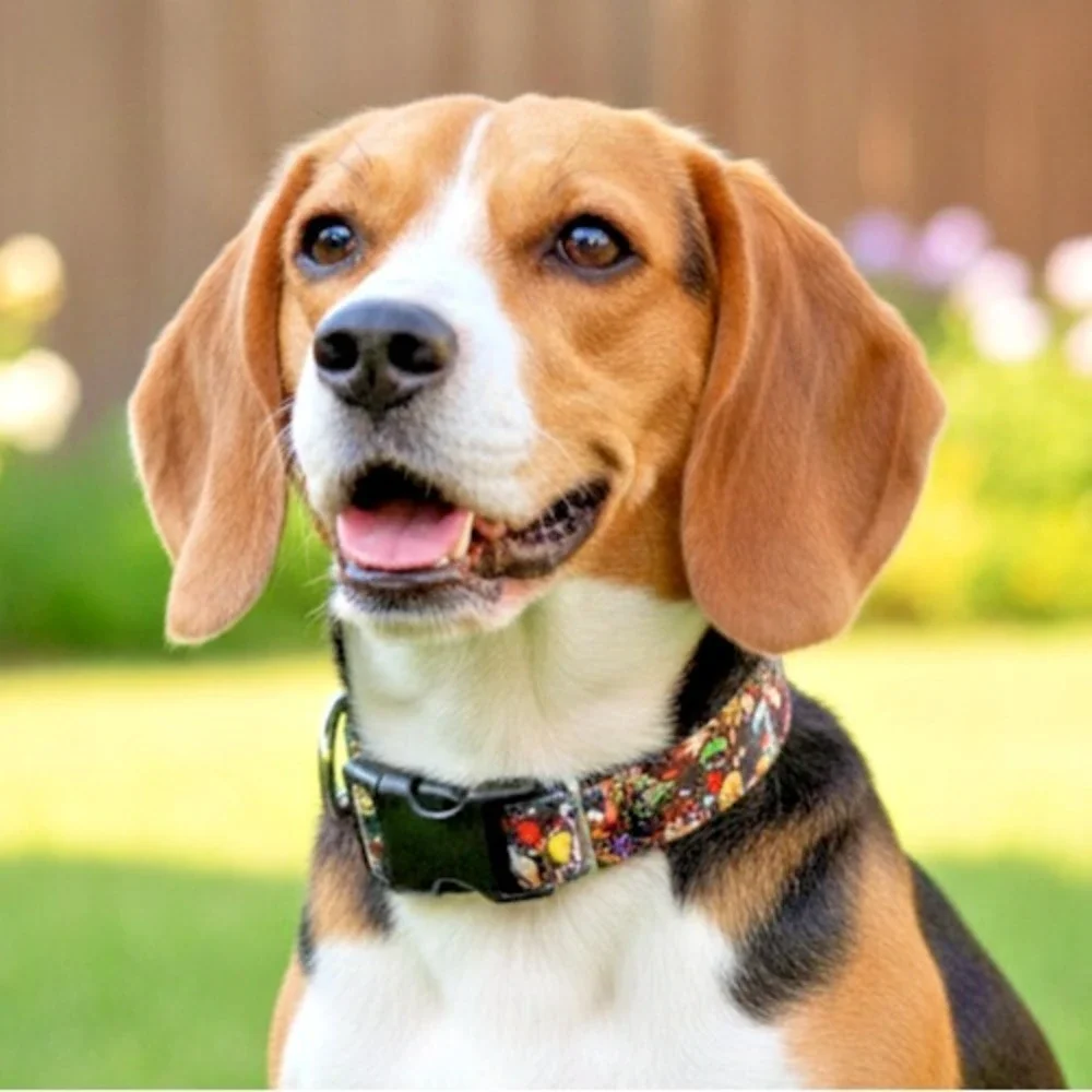 Looney Tunes Dog Collar Large 15-26 Adjustable Buckle Down Cartoon Print New